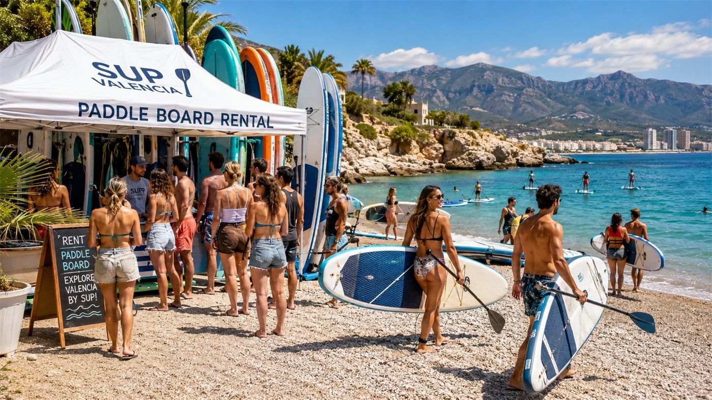 SUP rental FAQ in Valencia