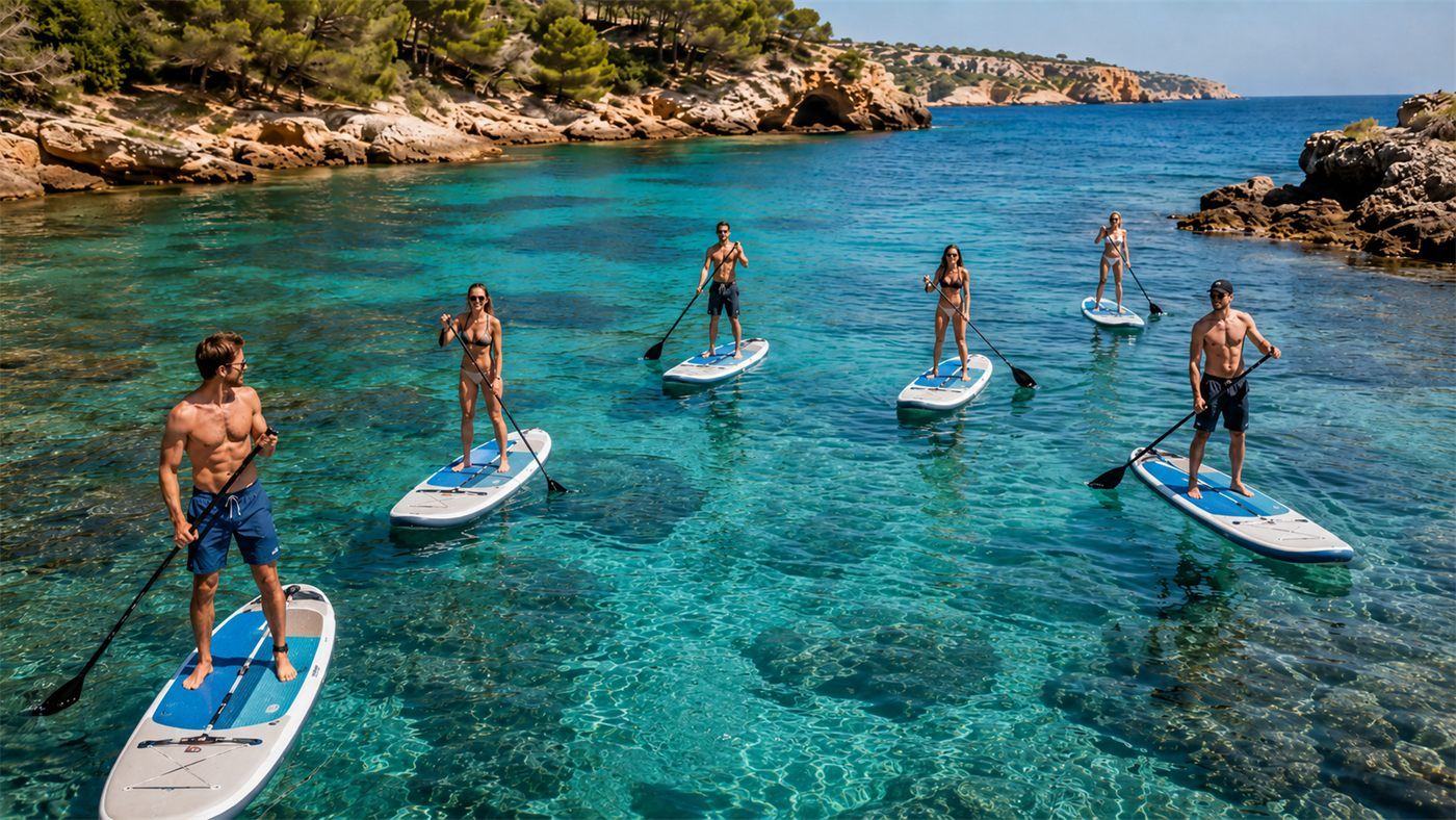 Guided SUP tours and paddle board rental in Valencia with Sup and Sea Valencia